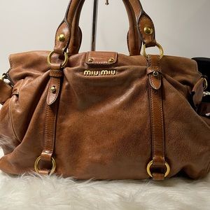 Authentic MiuMiu Two Way Leather Bag